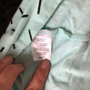 Remie girl mint sprinkles dress size 7